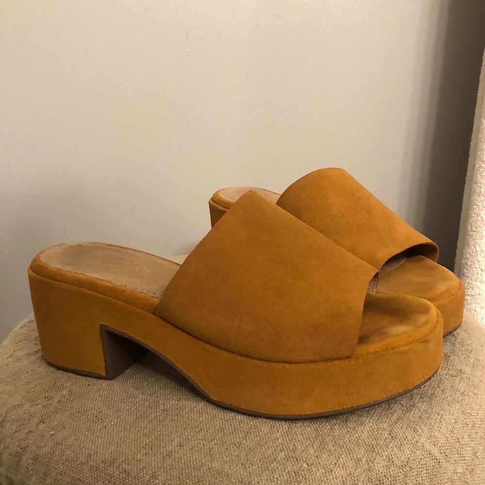 Seychelles platform sandal mules